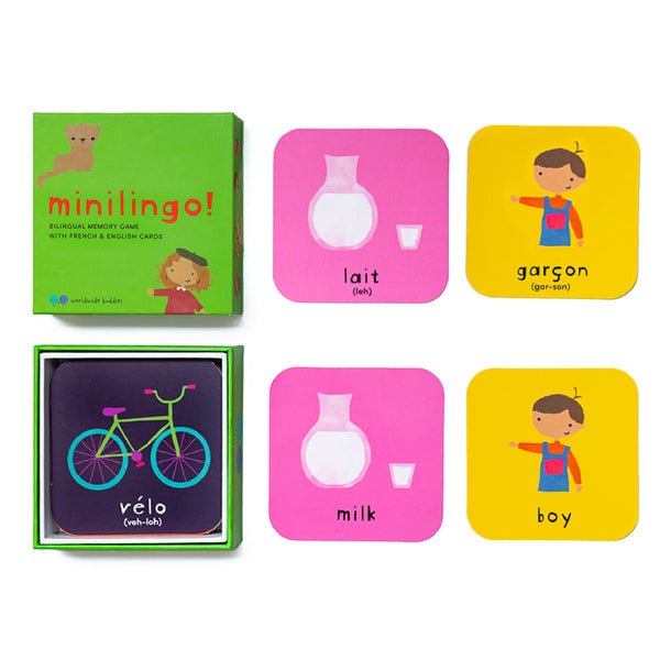 Minilingo, English/French Flashcards by Worldwide Buddies
