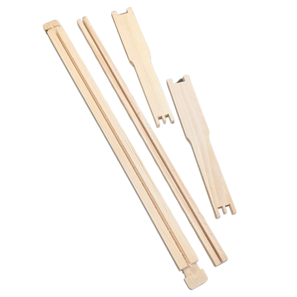 Deep 9 1/8-Inch Langsroth Frame, Unassembled, Grooved Top / Grooved Bottom