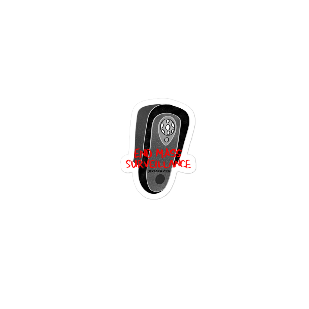 End Mass Surveillance - deflock.me Die-cut stickers