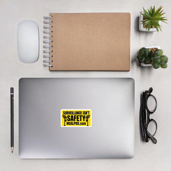 Surveillance isn't safety NOALPRS.com Die-cut stickers