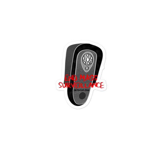End Mass Surveillance - deflock.me Die-cut stickers