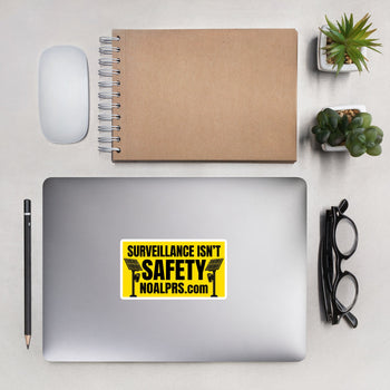 Surveillance isn't safety NOALPRS.com Die-cut stickers