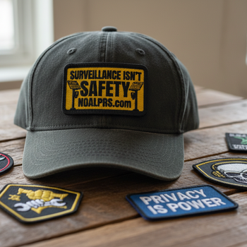 Surveillance isn't Safety NOALPRS.com Embroidered Tactical Patches