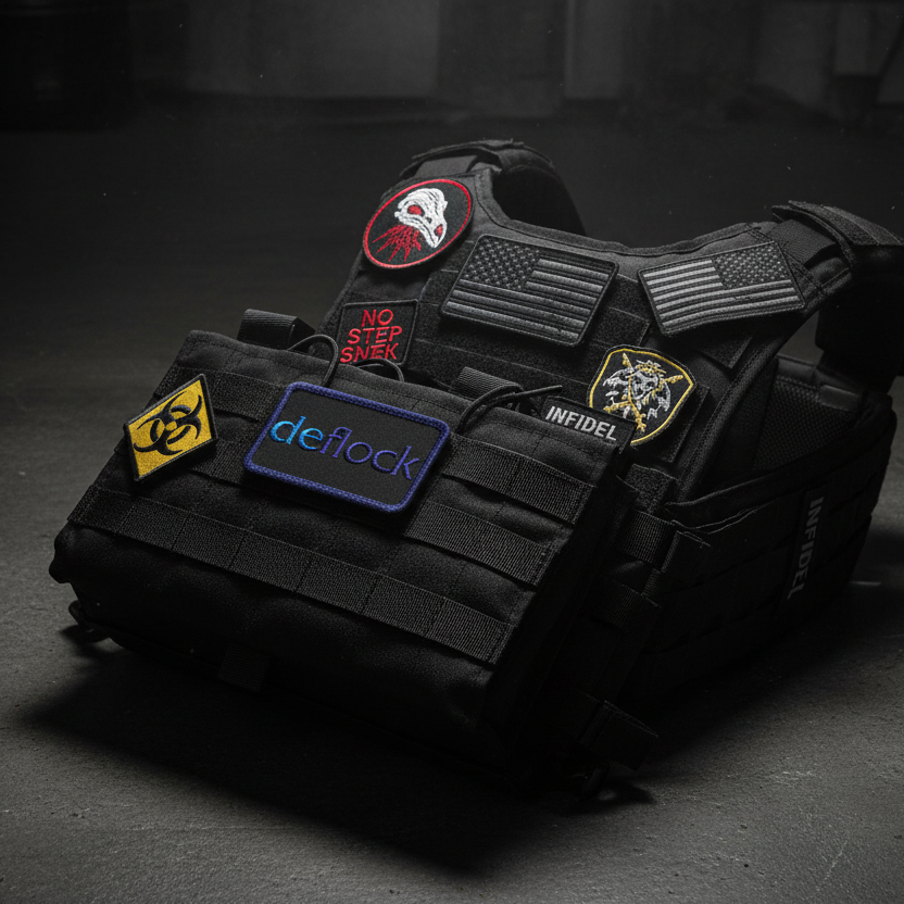 deflock.me Embroidered Tactical Patches