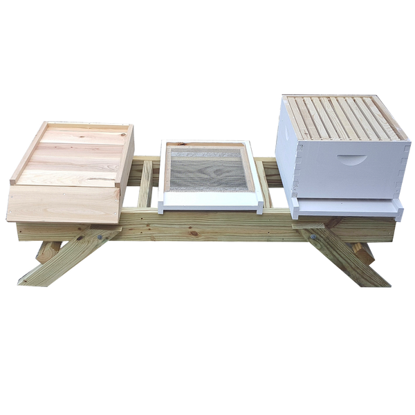 Folding Three Hive Stand