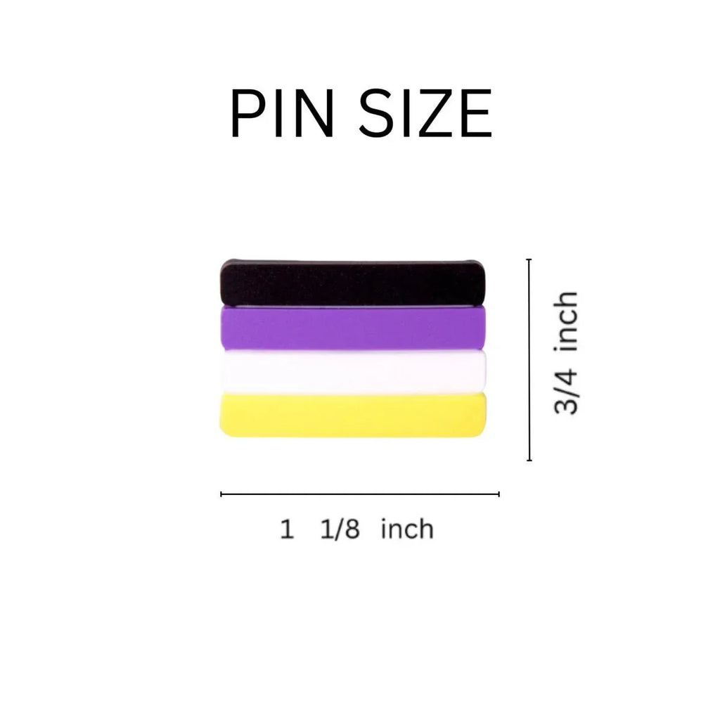 Gay Pride Silicone Pin Variety Pack Bundle (100 Pieces)