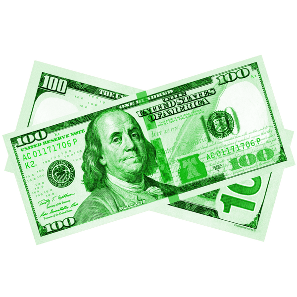 Green Prop Money Bills