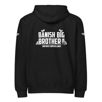 Banish Big Brother Deluxe Zip-Up Hoodie (Dark)