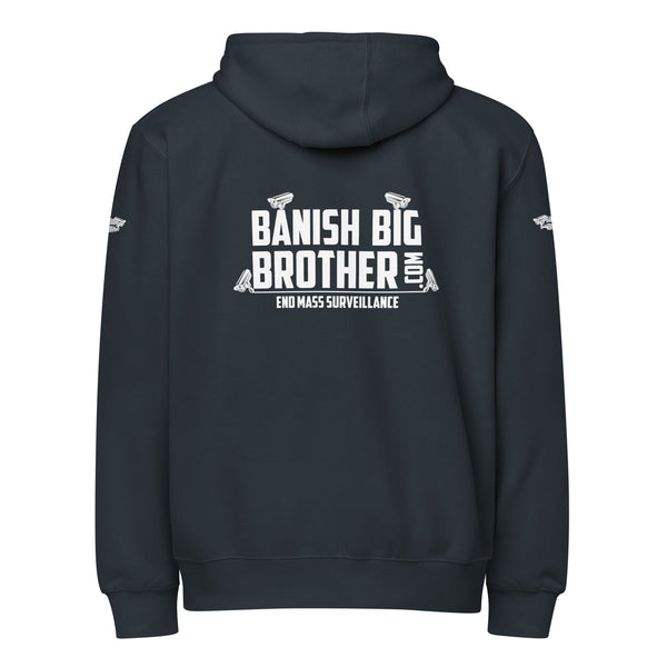 Banish Big Brother Deluxe Zip-Up Hoodie (Dark)