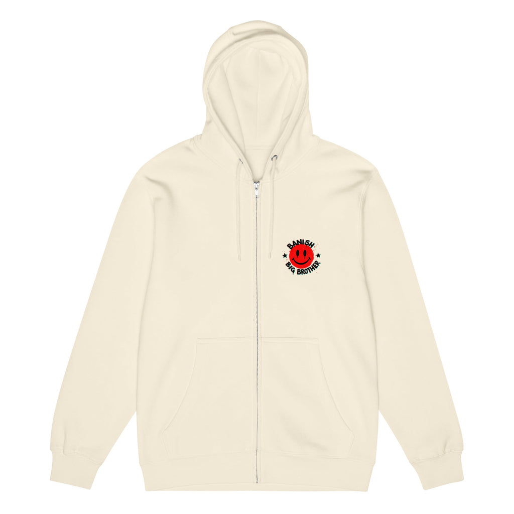 Sweet Smiley Zip-Up Hoodie (Light)