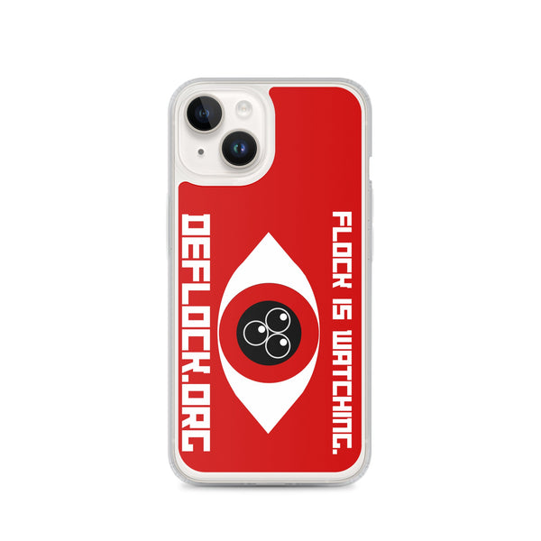 Flock is watching - deflock.me MagSafe® clear case for iPhone®