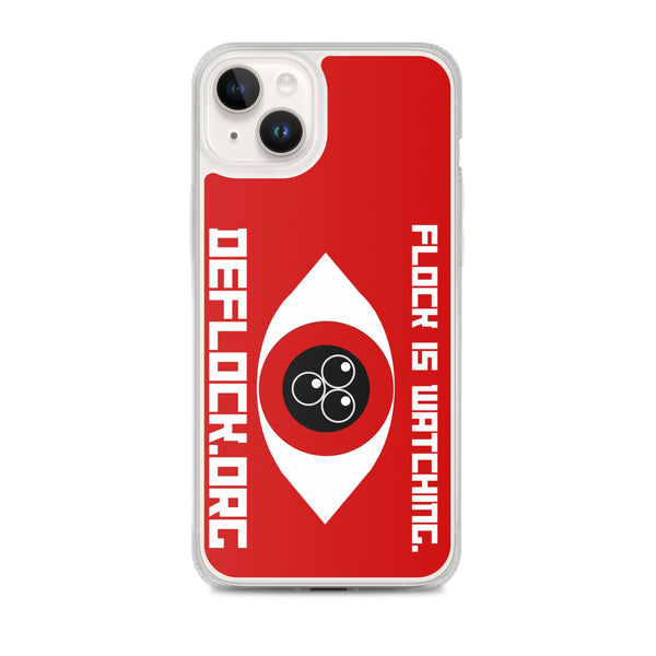 Flock is watching - deflock.me MagSafe® clear case for iPhone®
