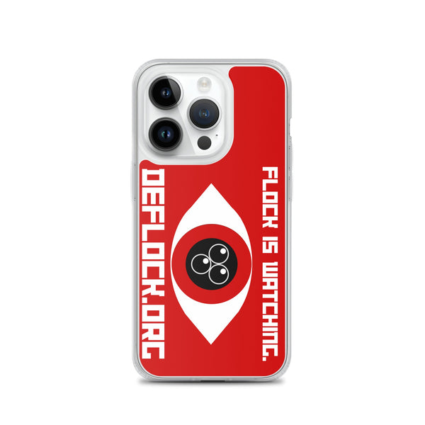 Flock is watching - deflock.me MagSafe® clear case for iPhone®
