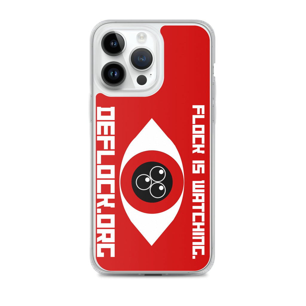 Flock is watching - deflock.me MagSafe® clear case for iPhone®