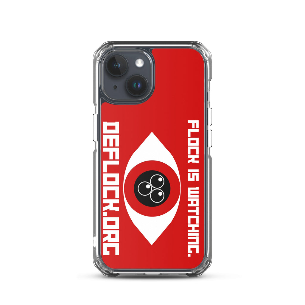 Flock is watching - deflock.me MagSafe® clear case for iPhone®