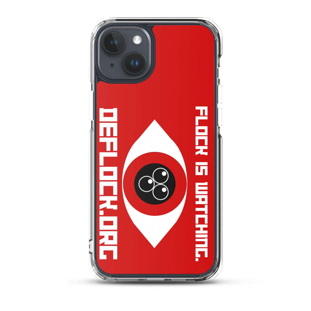 Flock is watching - deflock.me MagSafe® clear case for iPhone®