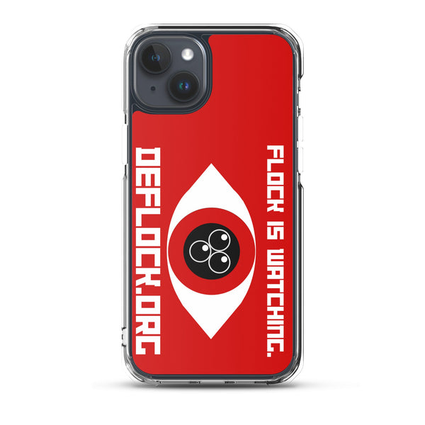 Flock is watching - deflock.me MagSafe® clear case for iPhone®