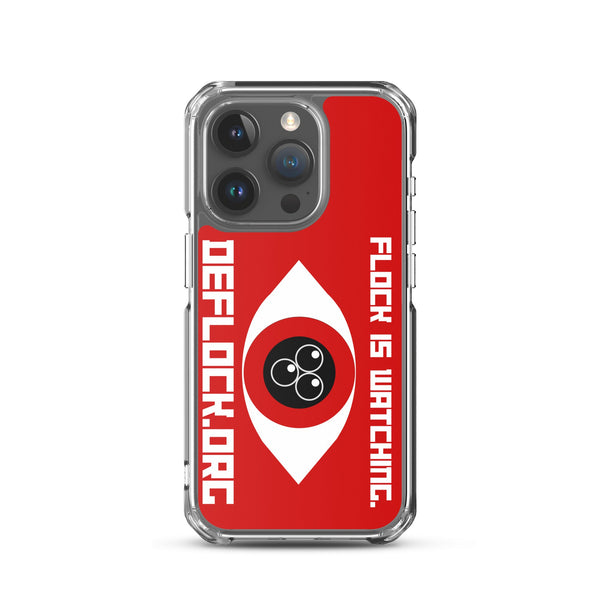 Flock is watching - deflock.me MagSafe® clear case for iPhone®