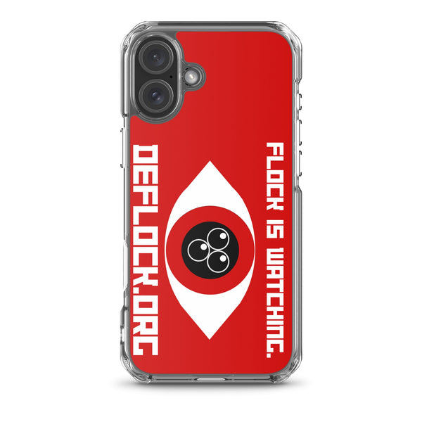Flock is watching - deflock.me MagSafe® clear case for iPhone®