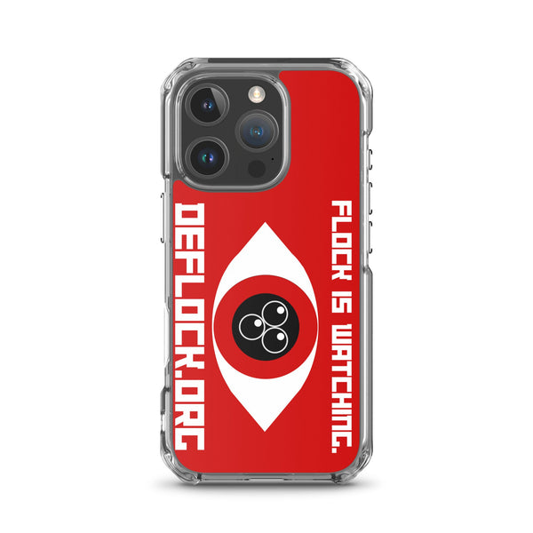 Flock is watching - deflock.me MagSafe® clear case for iPhone®