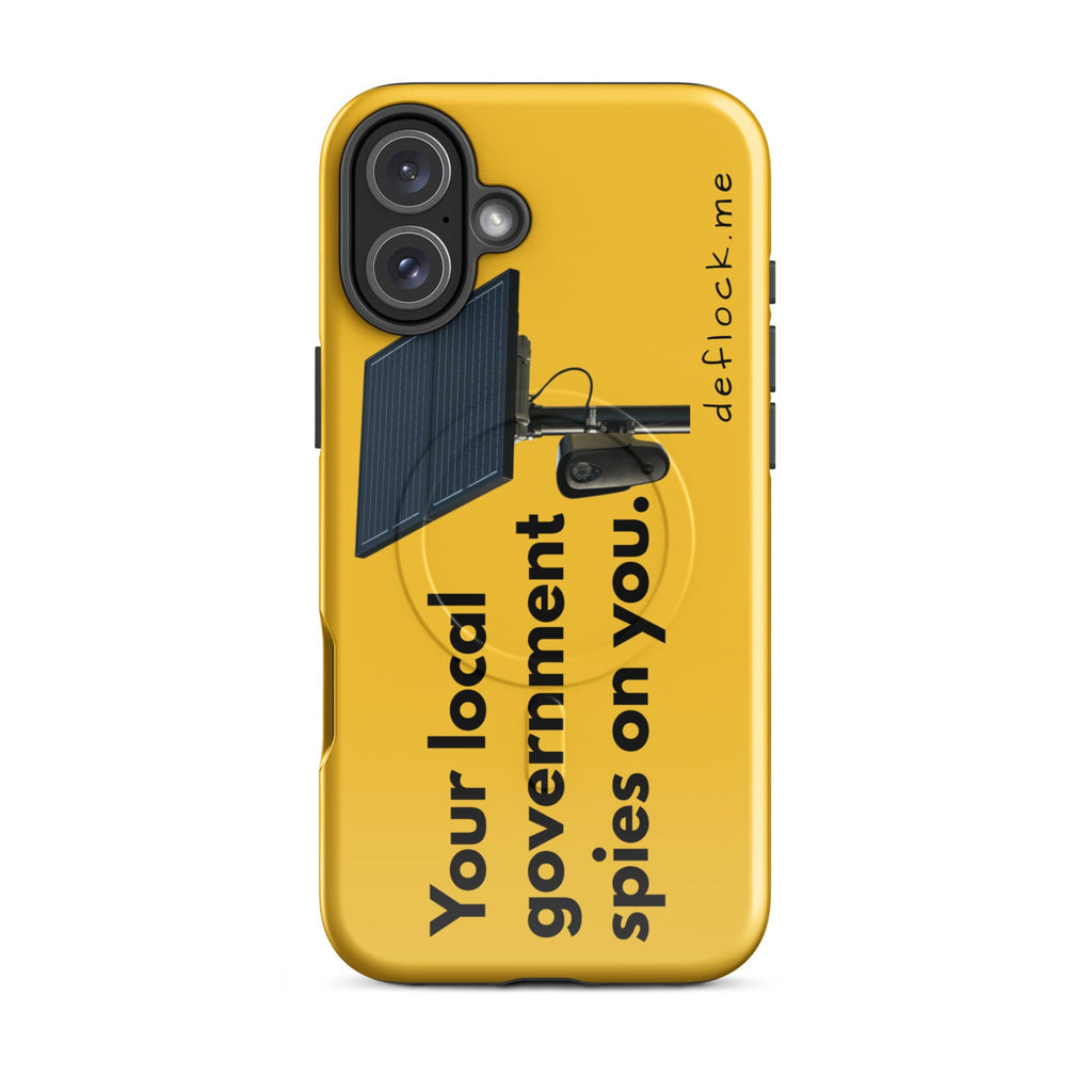 Your local government spies on you - deflock.me MagSafe® tough case for iPhone®