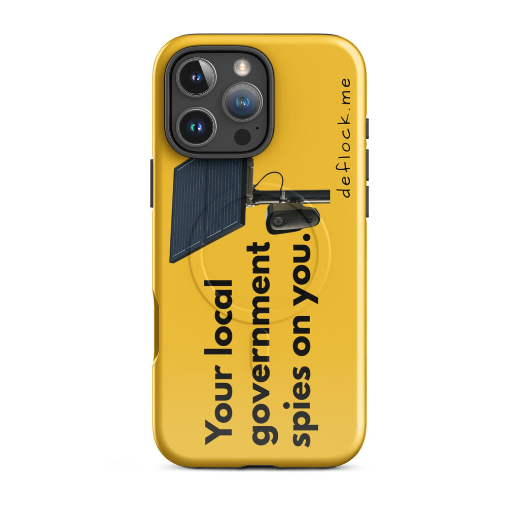 Your local government spies on you - deflock.me MagSafe® tough case for iPhone®