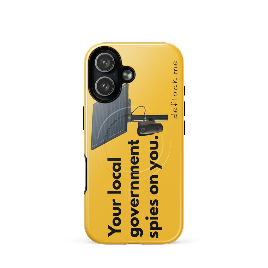Your local government spies on you - deflock.me MagSafe® tough case for iPhone®