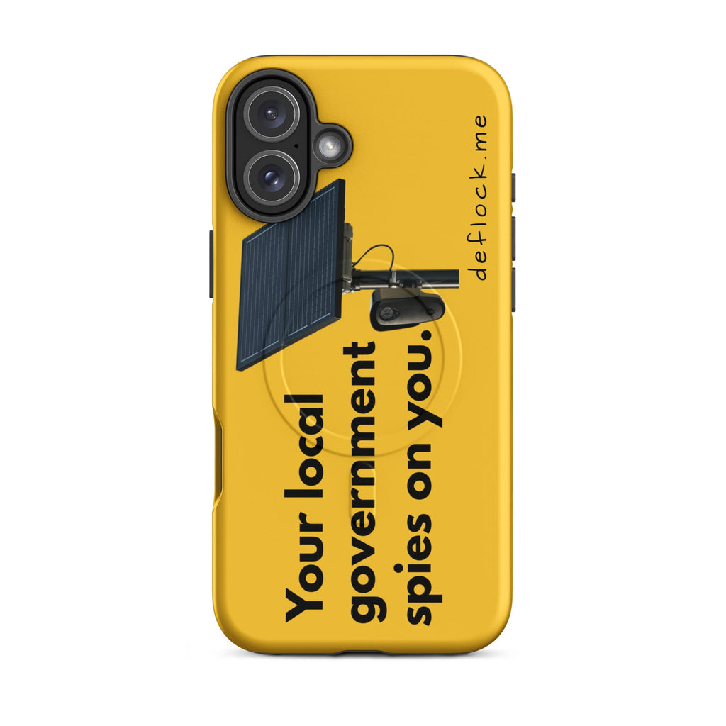 Your local government spies on you - deflock.me MagSafe® tough case for iPhone®