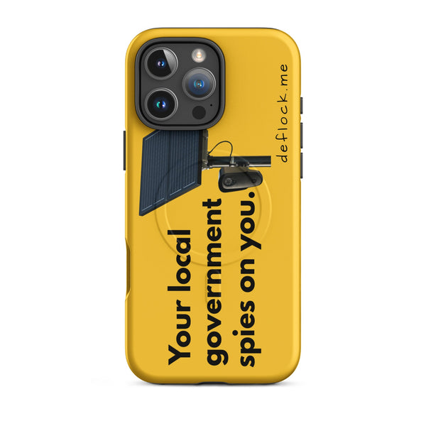 Your local government spies on you - deflock.me MagSafe® tough case for iPhone®