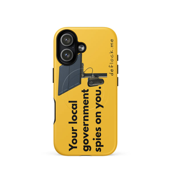 Your local government spies on you - deflock.me MagSafe® tough case for iPhone®