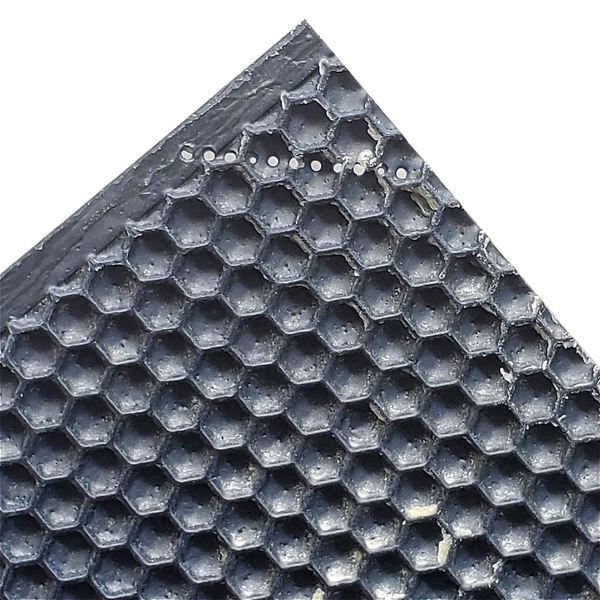 Medium, Black Plastic Foundation with Double Beeswax