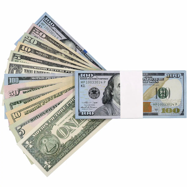 All Denomination Full Print New Series Mixed Bills Stack