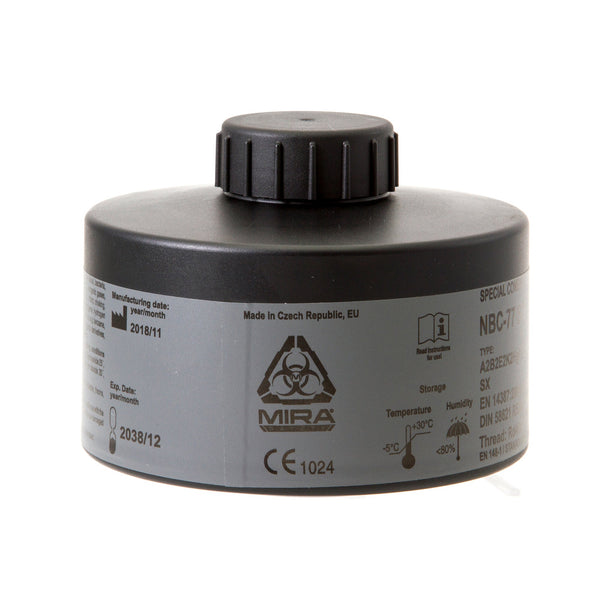 NBC-77 SOF 40mm NATO Filter For Gas Masks - CBRN Filter, 20 Year Shelf Life