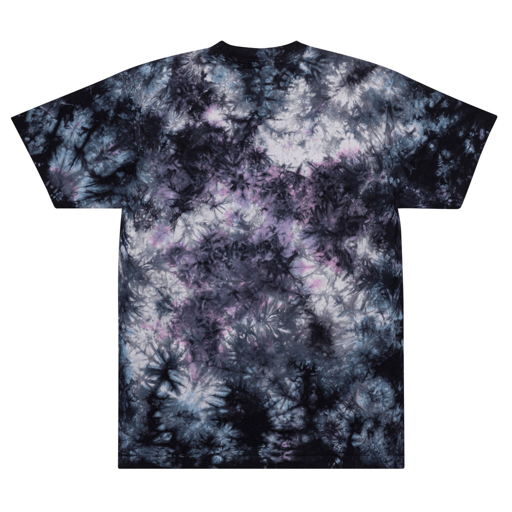 Mushmore Embroidered Oversized tie-dye t-shirt