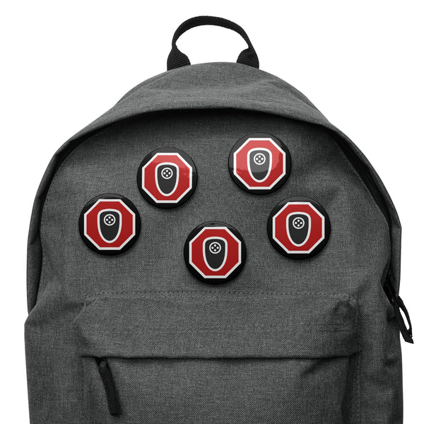 Stop Flock - deflock.me Set of pin buttons