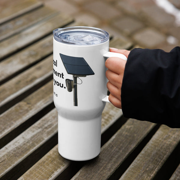 Your local government spies on you -  deflock.me Travel mug