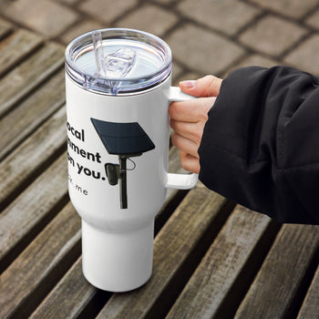 Your local government spies on you -  deflock.me Travel mug