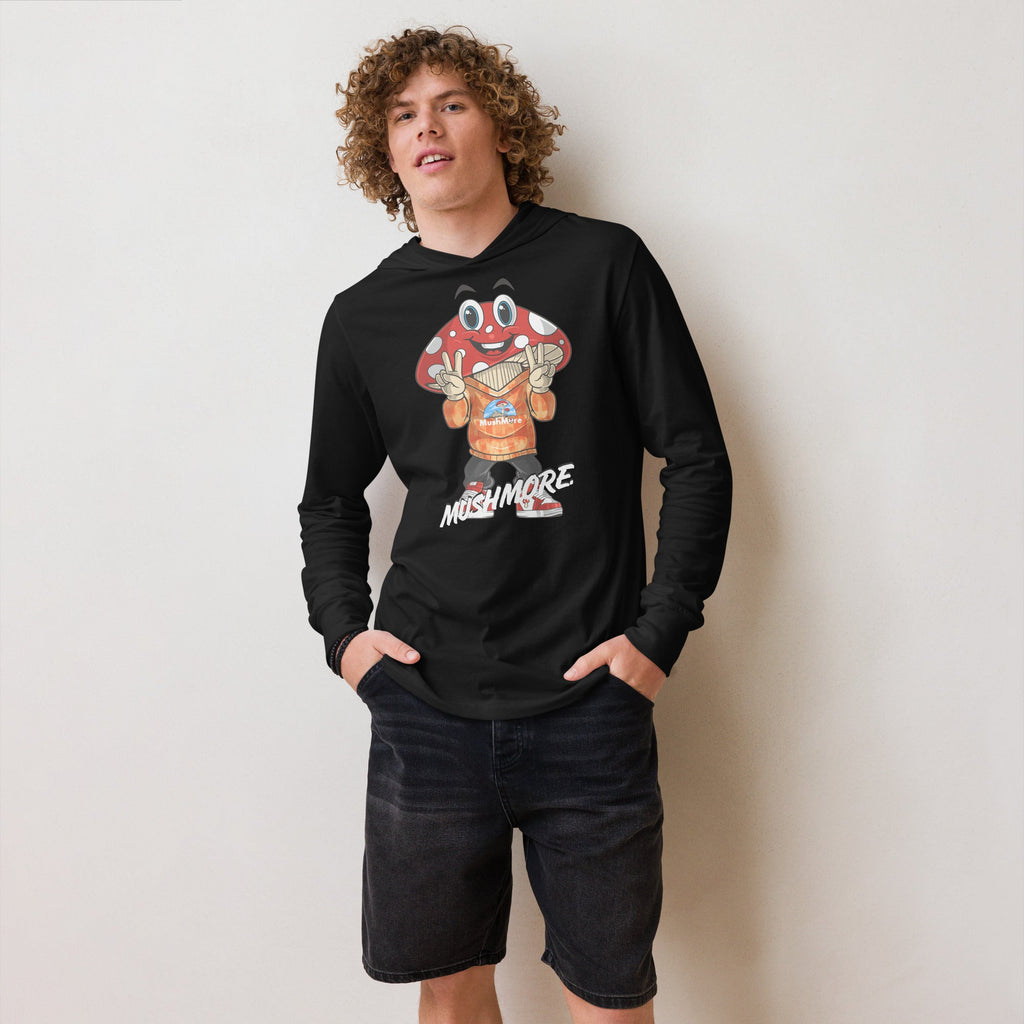 Mushmore Mushlove Hooded long-sleeve tee