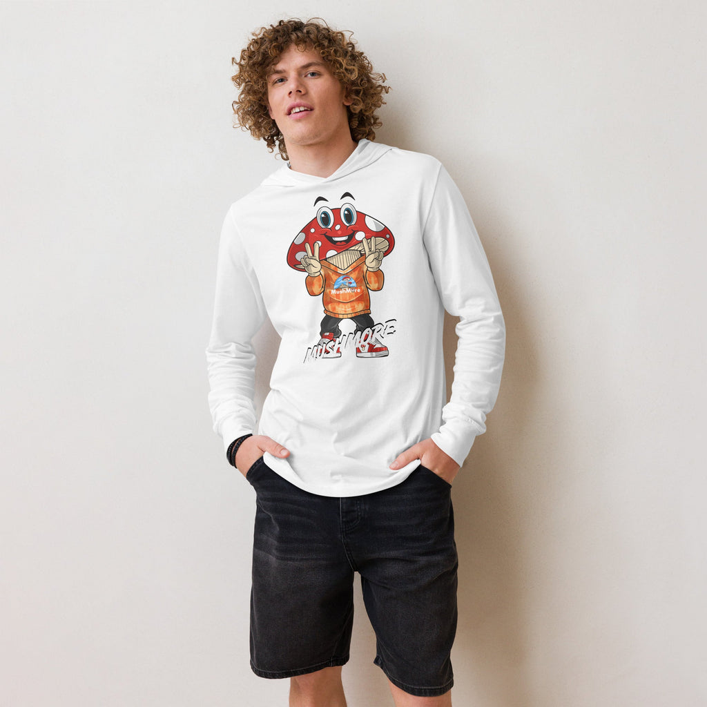Mushmore Mushlove Hooded long-sleeve tee