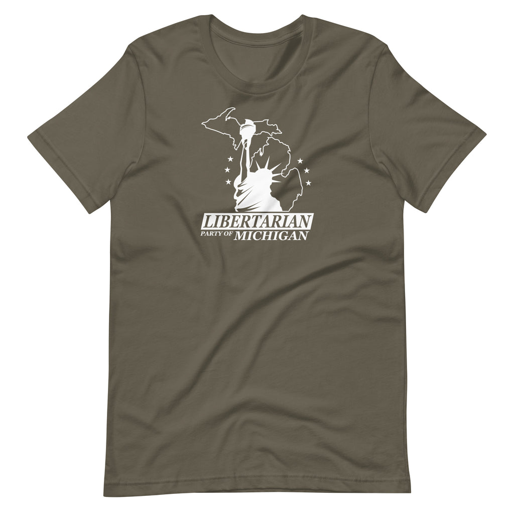 Libertarian Party of Michigan Unisex t-shirt - Proud Libertarian - Libertarian Party of Michigan