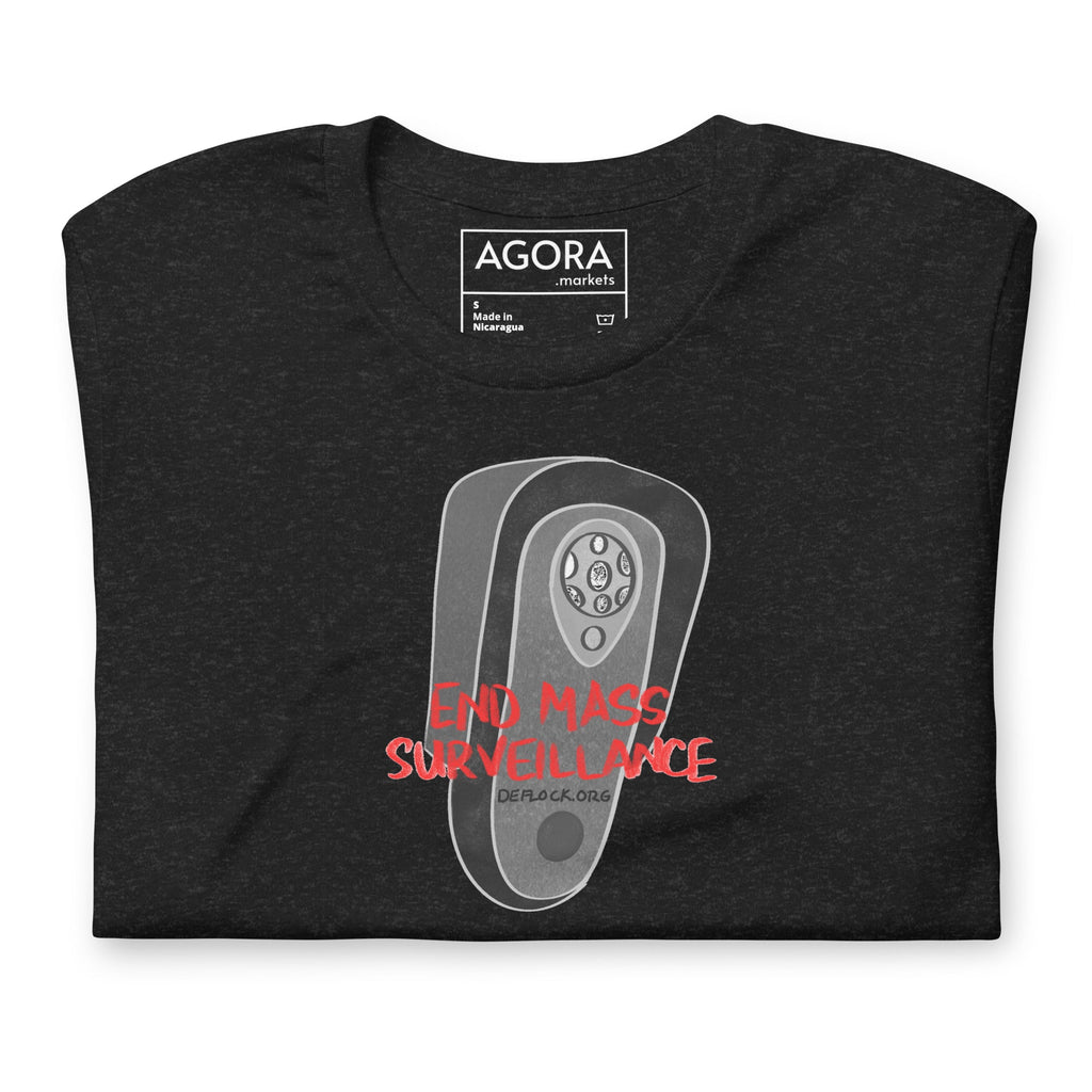 End Mass Surveillace - deflock.me Unisex t-shirt