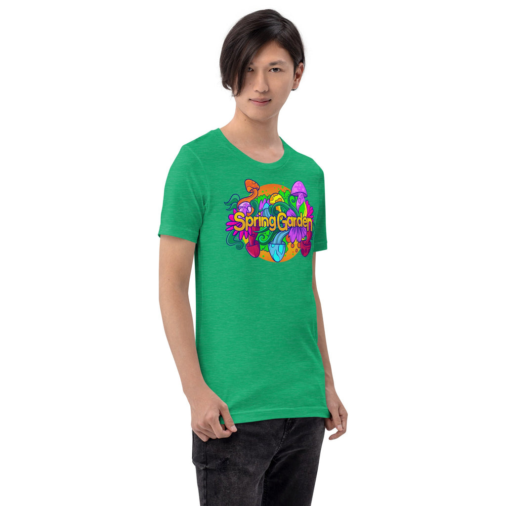 Mushmore Spring Garden Unisex t-shirt