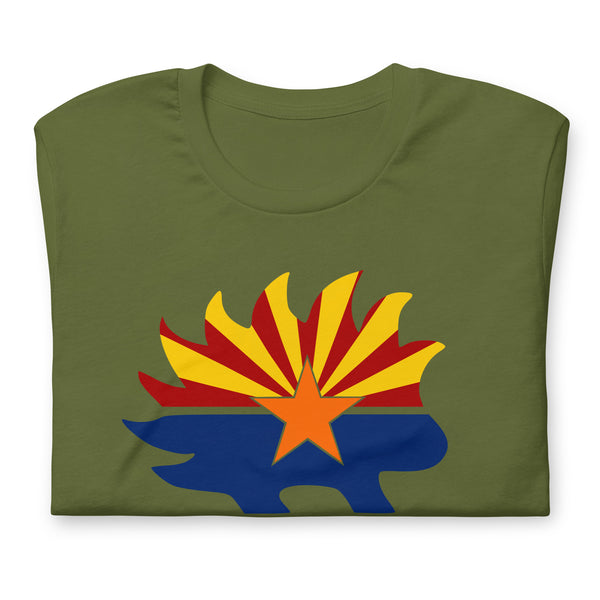 Arizona Libertarian Party Porcupine Unisex t-shirt - Proud Libertarian - Libertarian Party of Arizona