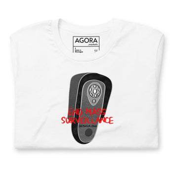 End Mass Surveillace - deflock.me Unisex t-shirt