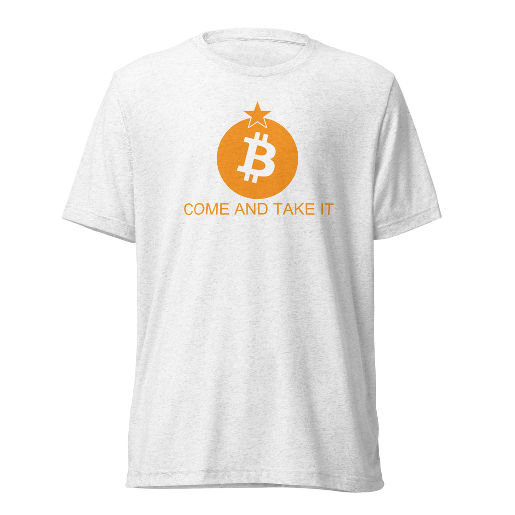 Come and Take it Bitcoin Tri-Blend T-shirt