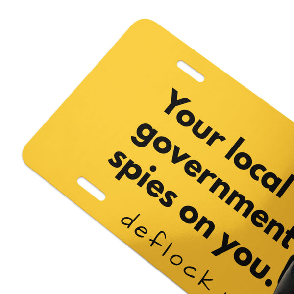 Your local government spies on you - deflock.me license plate