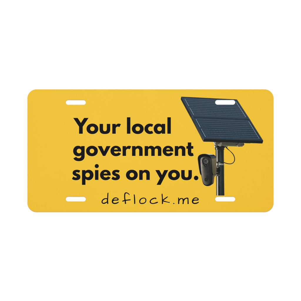 Your local government spies on you - deflock.me license plate