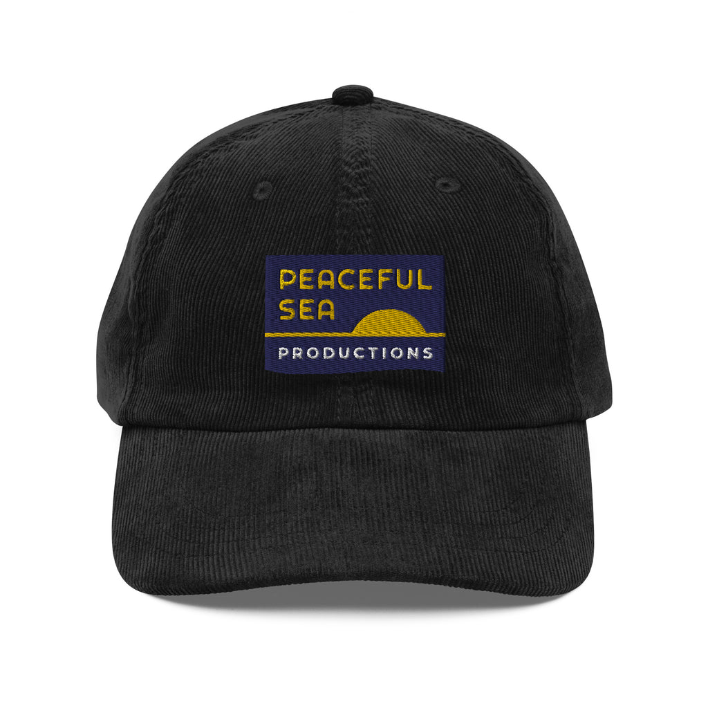 Peaceful Sea Corduroy Cap