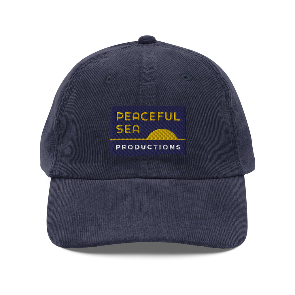 Peaceful Sea Corduroy Cap