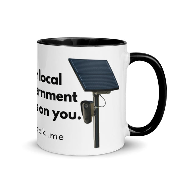 Your local government spies on you - deflock.me mug